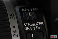 Image stabilisation objectif photo bouton