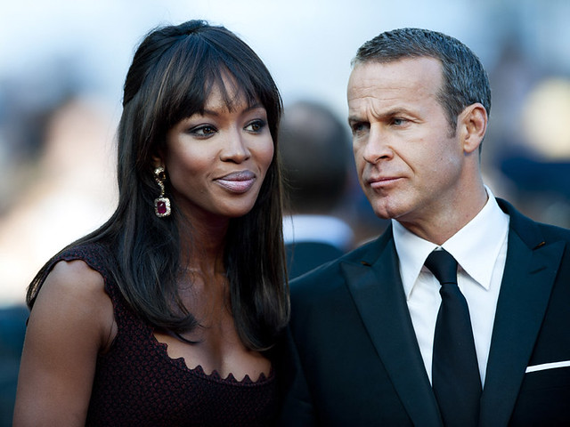 American Top Model Naomi Campbell and partner Vladimir Doronin by Cinemoi Cannes