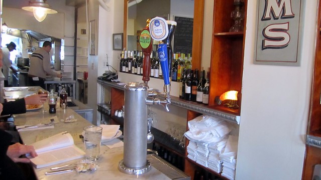 the bar at pearl oyster bar
