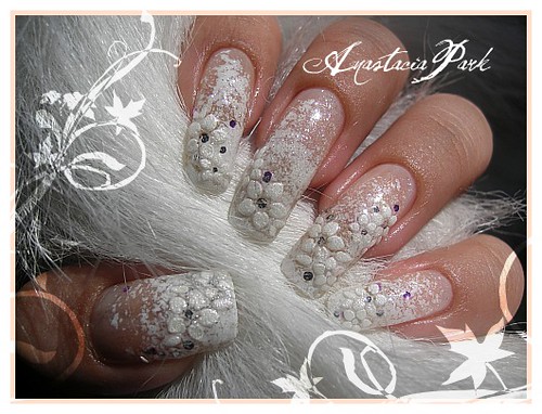 Wedding Style Nails Thas it for this mani Simple huh