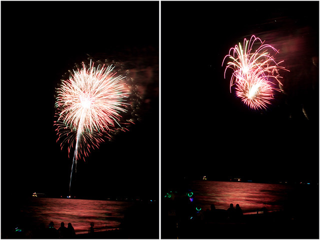 July 4th fireworks diptych 8