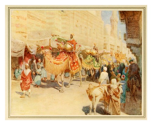 002-Procesion en una boda arabe-An artist in Egypt (1912)-Walter Tyndale