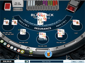 Blackjack 5 Hand Win