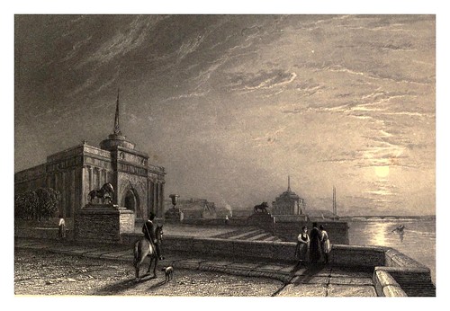 011-Ministerio de Marina desde el muelle del palacio-A journey to St. Petersburg and Moscow 1836- Ritchie Leitch