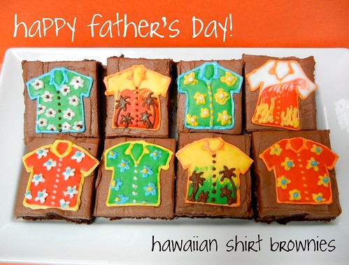 hawaiian shirt brownies