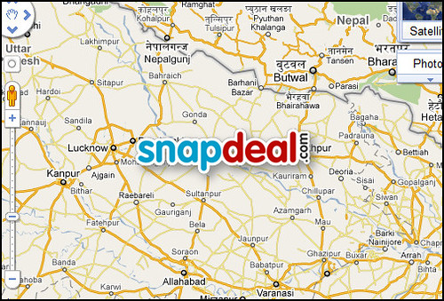 SnapDeal.com in Google Maps of India