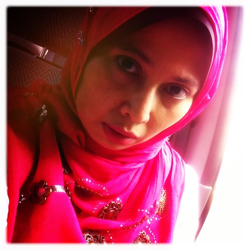 With Pink Shawl
