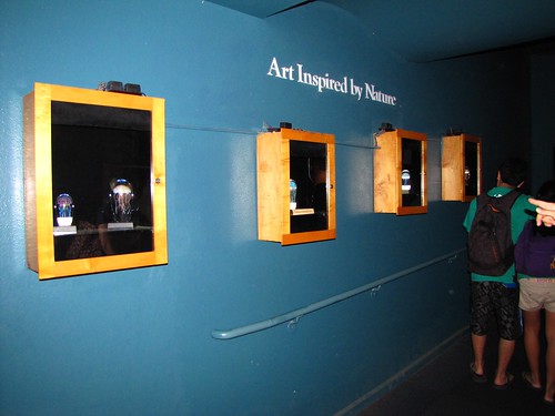 glass jellyfish on display
