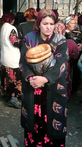 Selling Bread - Urgut, Uzbekistan