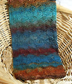 At the zoo handspun scarf/stole -- 48 hour auction