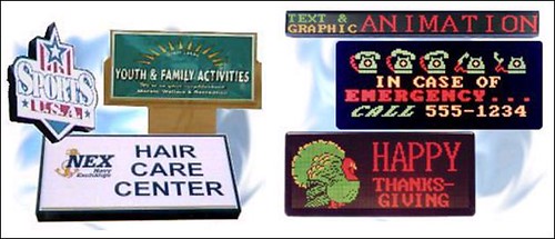 Church, School, Military and Municipal Signs