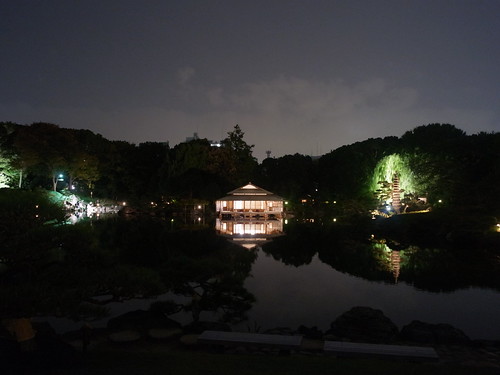 Kiyosumi Gardens Autumn Light Up 02