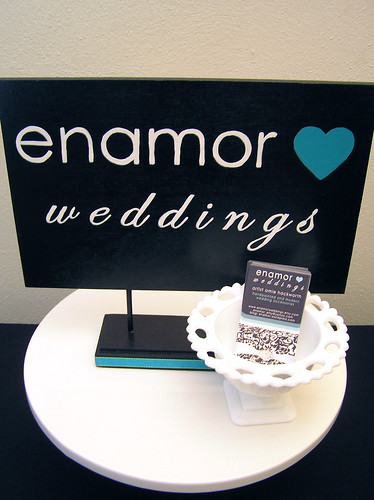 New sign and business cards The enamor weddings line will feature 