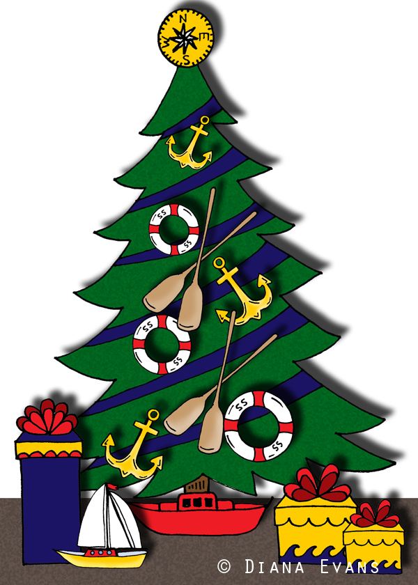 nauticalchristmas tree2