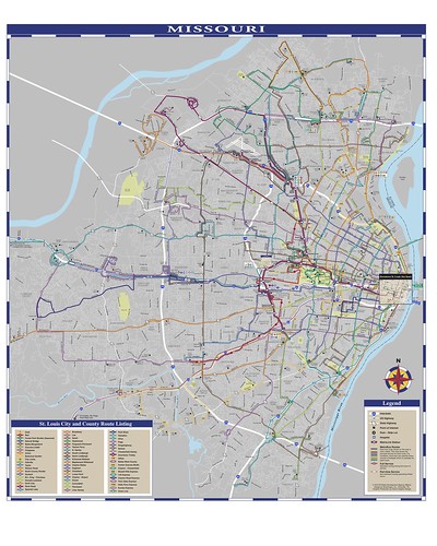 north/west boundaries of the Metro (Chesterfield, Bridgeton: bus, airport, light rail) - St ...