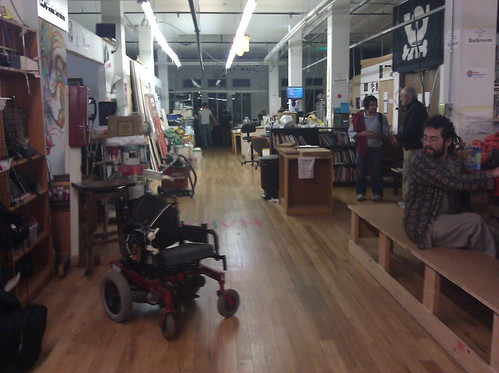 wheelchair robot at Noisebridge
