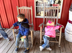 Kids and rocking chairs