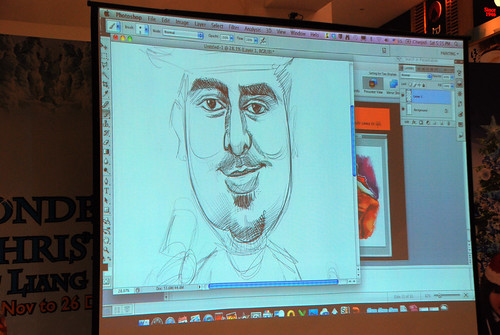digital caricature live sketching @ Liang Court - day 1 - 34