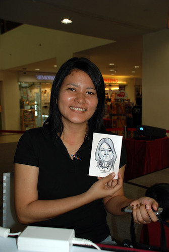 digital caricature live sketching @ Liang Court - day 3 - 5