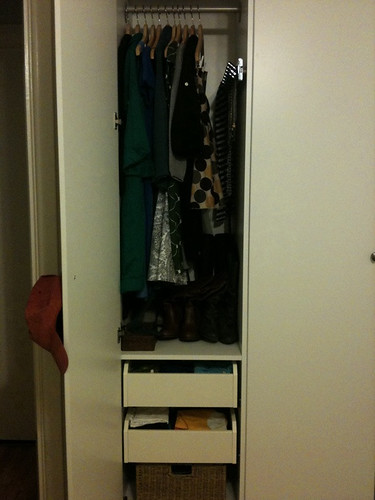 Closet reorganized