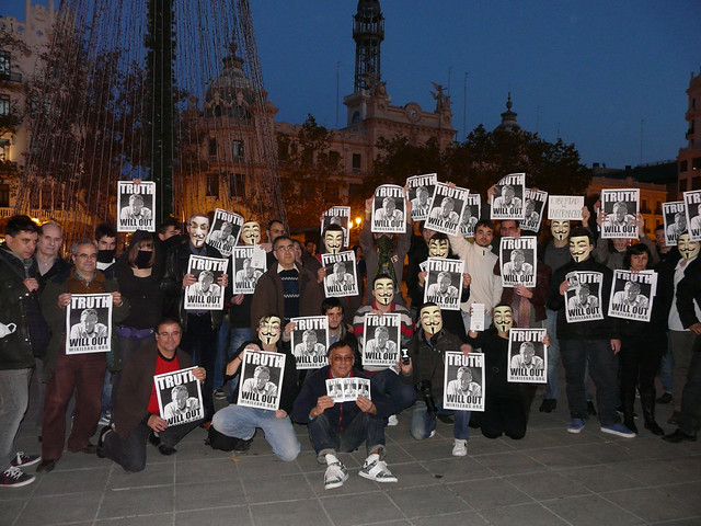 Thumb Anonymous propone un movimiento mundial el 15 de Enero para defender a Wikileaks