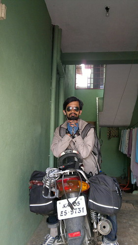 After 5120 kms in 20 days spending 102 hrs on bike, burning 114 ltrs of petrol I reached home