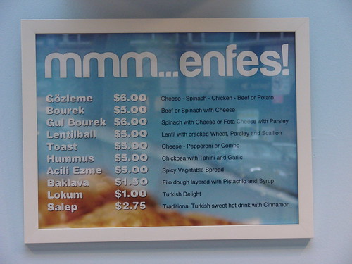 mmm...enfes menu