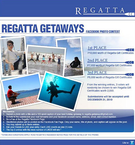 Regatta Getaways Facebook Photo Contest