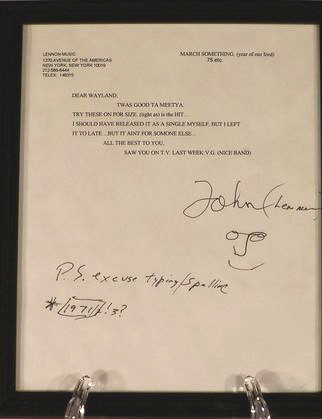 John Lennon's Letter to Waylon