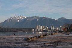 Club Fat Ass - Vancouver New Year's Day Fat Ass 50km Run - View of Vancouver from Kits Beach