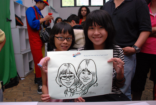Caricature live sketching for Snow City - Day 5 - 11