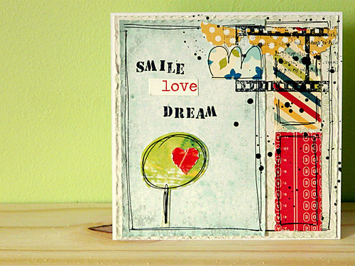 ~~smile-love-dream~~~ handmade card