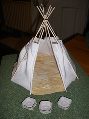 Tipi project - the floor and some bowls