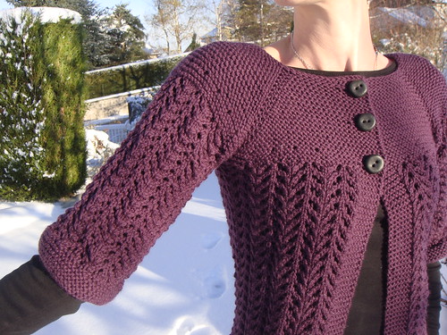 tricoter jersey en rond