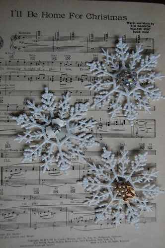 Vintage Earring Snowflake Ornaments