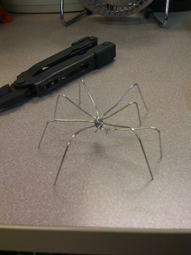 Day 5:  Paperclip spider