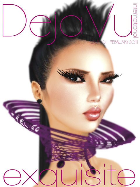 Moi on the cover of FEB 2011 Deja Vu international magazine image by Daije Yiyuan