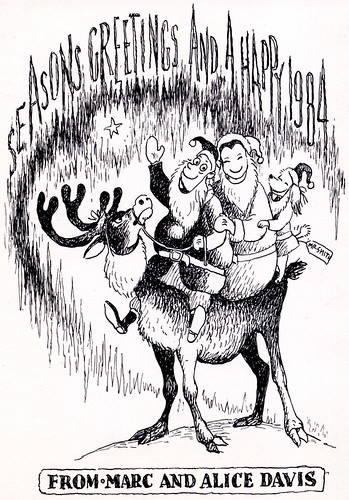 Marc Davis Christmas Card - 1983