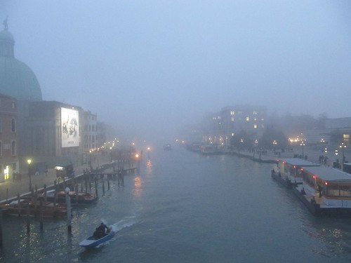 Grand Canal fog dusk Ferrovia 6888