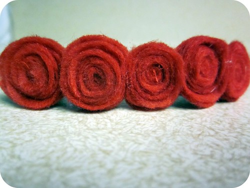 Red Rose barrette