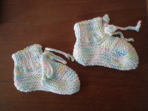 Booties made by Christine