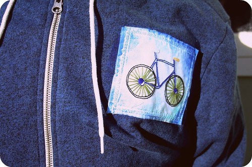 Boy Bike Embroidery!