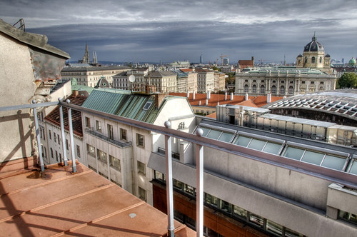 Roofs of Vienna. Tejados de Viena