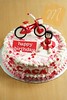 Girl & Bicycle Cake