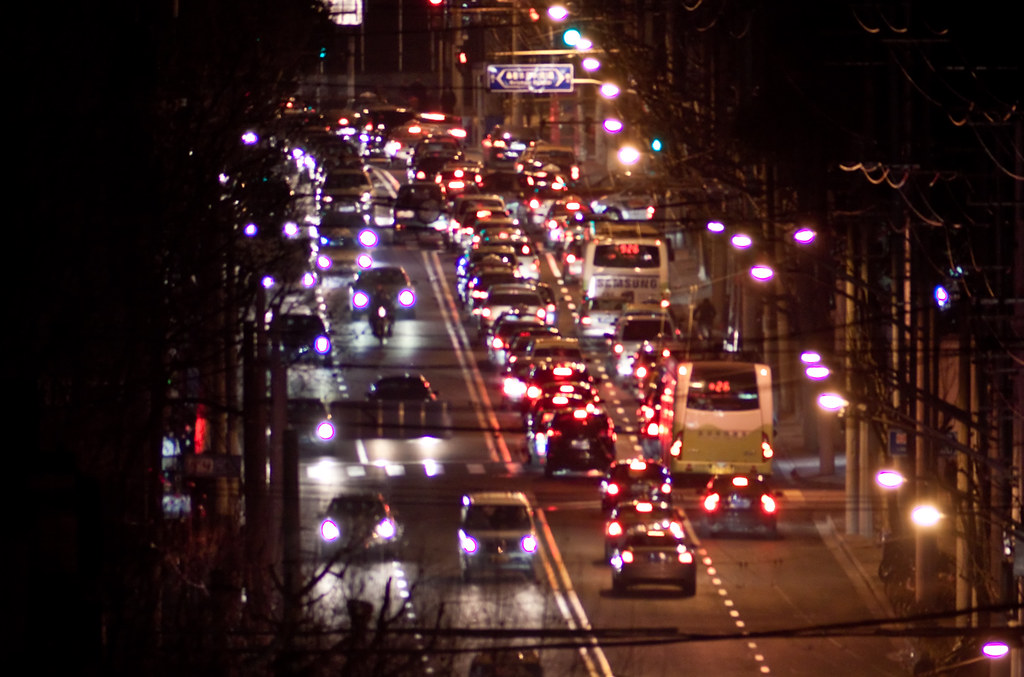 Huaihai traffic night