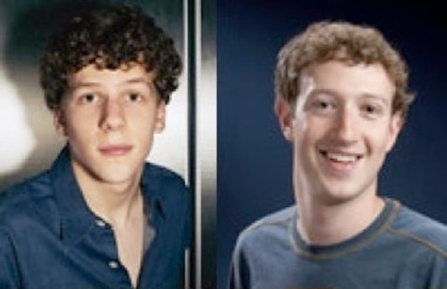 mark zuckerberg note pass. who plays Mark Zuckerberg