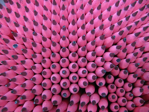 Pink pencils