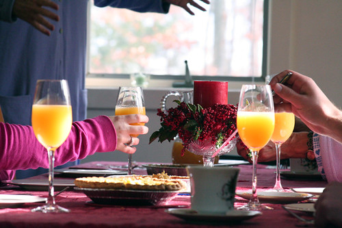 mimosas with brunch