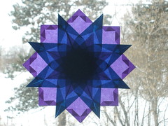 Purple and Blue Star