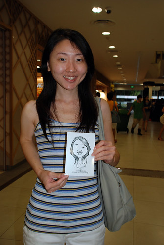 digital caricature live sketching @ Liang Court - day 2 - 6